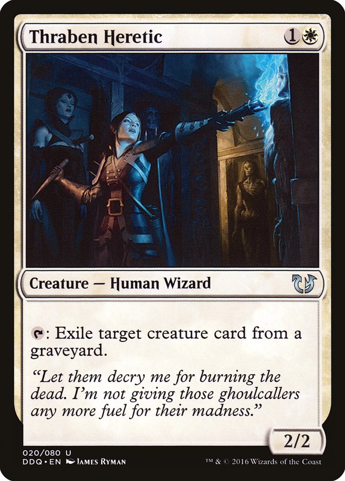 Thraben Heretic [Duel Decks: Blessed vs. Cursed] MTG Single Magic: The Gathering | Red Claw Gaming