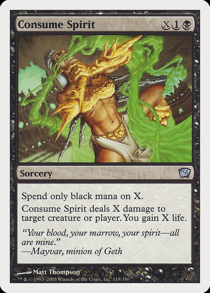 Consume Spirit [Ninth Edition] MTG Single Magic: The Gathering | Red Claw Gaming