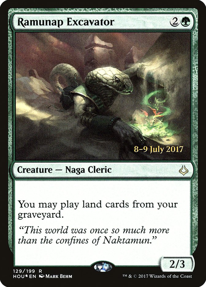 Ramunap Excavator [Hour of Devastation Prerelease Promos] MTG Single Magic: The Gathering | Red Claw Gaming