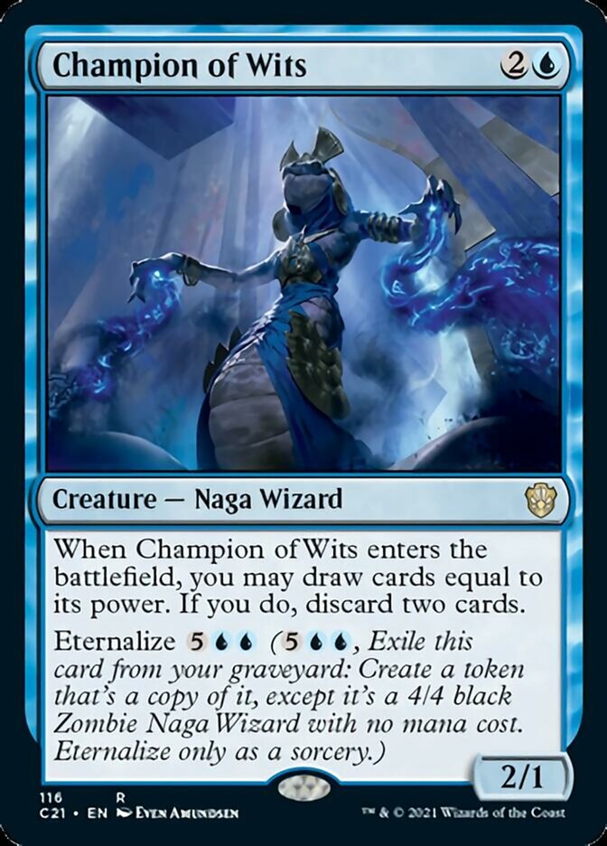 Champion of Wits [Commander 2021] MTG Single Magic: The Gathering | Red Claw Gaming