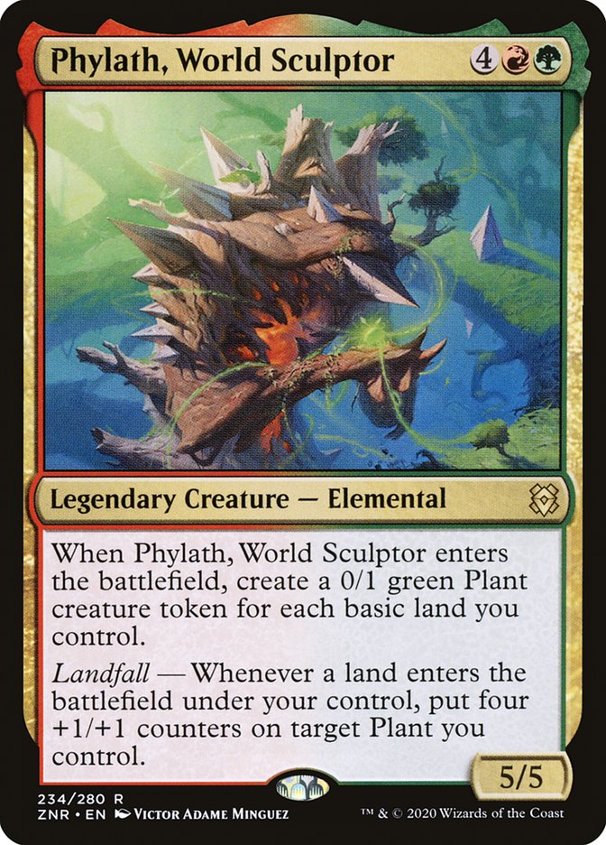 Phylath, World Sculptor [Zendikar Rising] MTG Single Magic: The Gathering | Red Claw Gaming