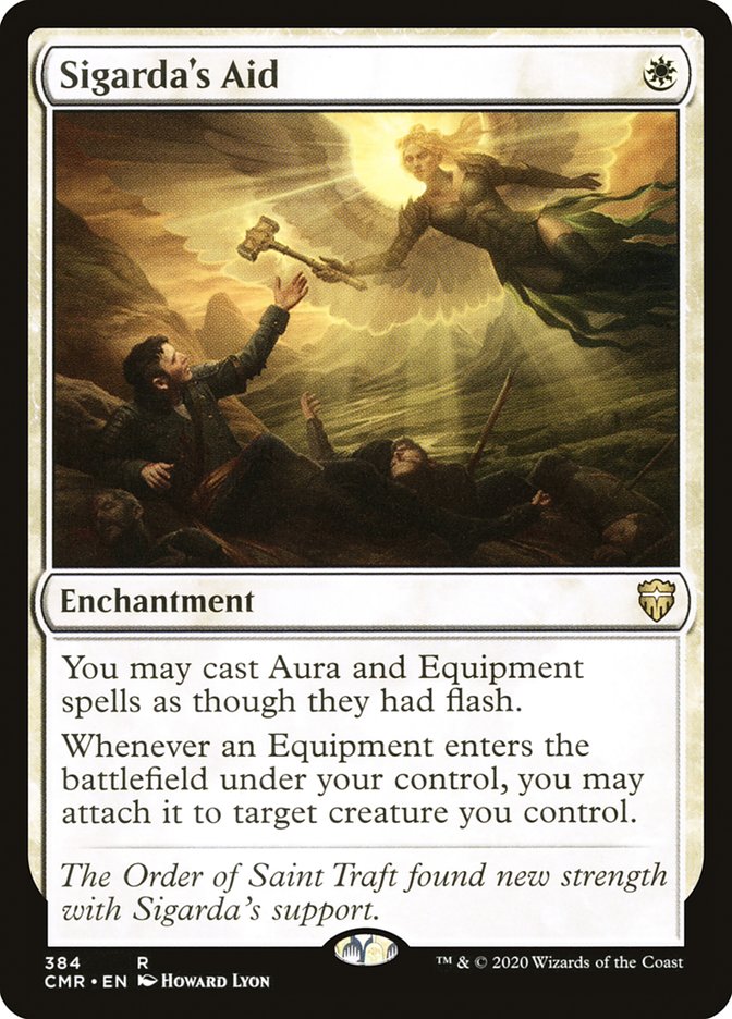 Sigarda's Aid [Commander Legends] MTG Single Magic: The Gathering | Red Claw Gaming