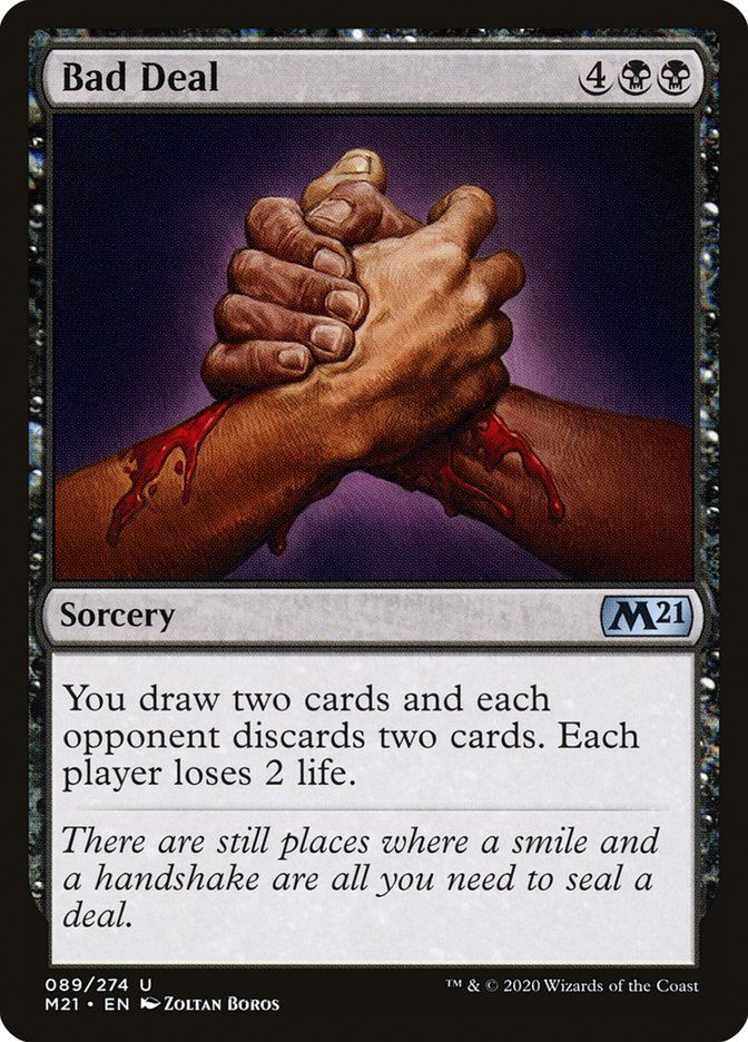 Bad Deal [Core Set 2021] MTG Single Magic: The Gathering | Red Claw Gaming