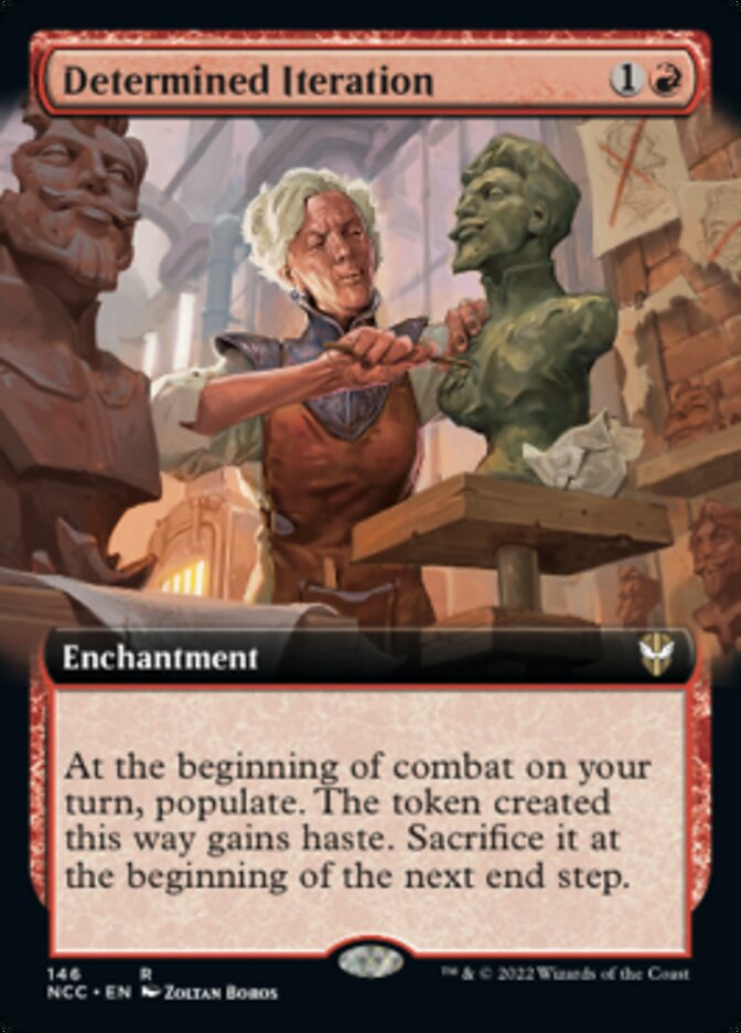 Determined Iteration (Extended Art) [Streets of New Capenna Commander] MTG Single Magic: The Gathering | Red Claw Gaming