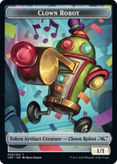 Clown Robot (003) // Treasure (012) Double-Sided Token [Unfinity Tokens] MTG Single Magic: The Gathering | Red Claw Gaming