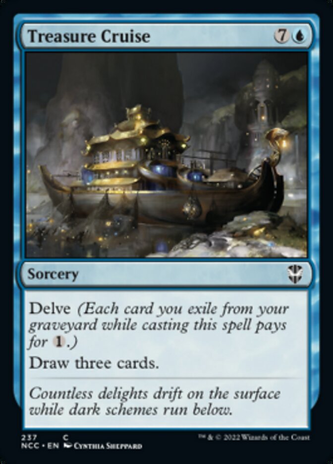 Treasure Cruise [Streets of New Capenna Commander] MTG Single Magic: The Gathering | Red Claw Gaming