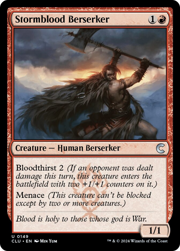 Stormblood Berserker [Ravnica: Clue Edition] MTG Single Magic: The Gathering | Red Claw Gaming