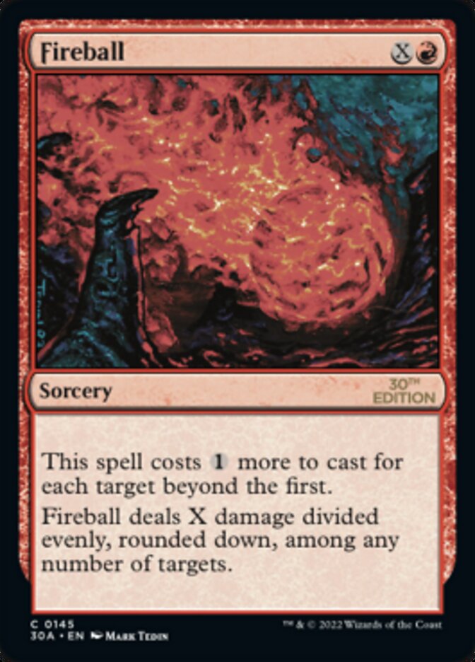 Fireball [30th Anniversary Edition] MTG Single Magic: The Gathering | Red Claw Gaming