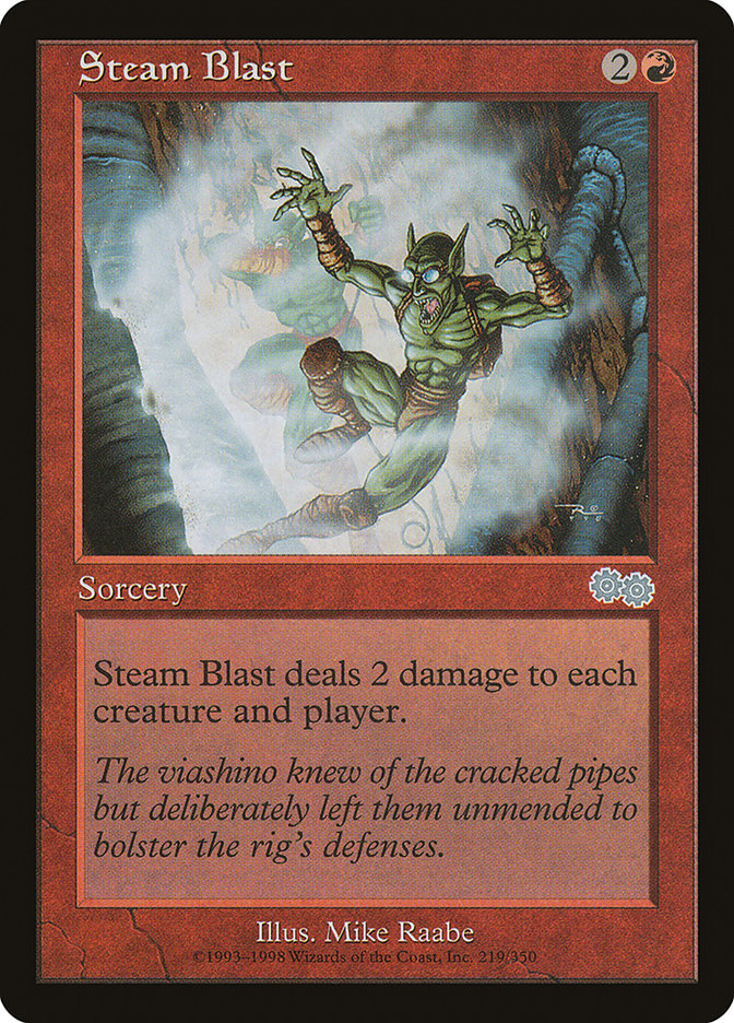 Steam Blast [Urza's Saga] MTG Single Magic: The Gathering | Red Claw Gaming