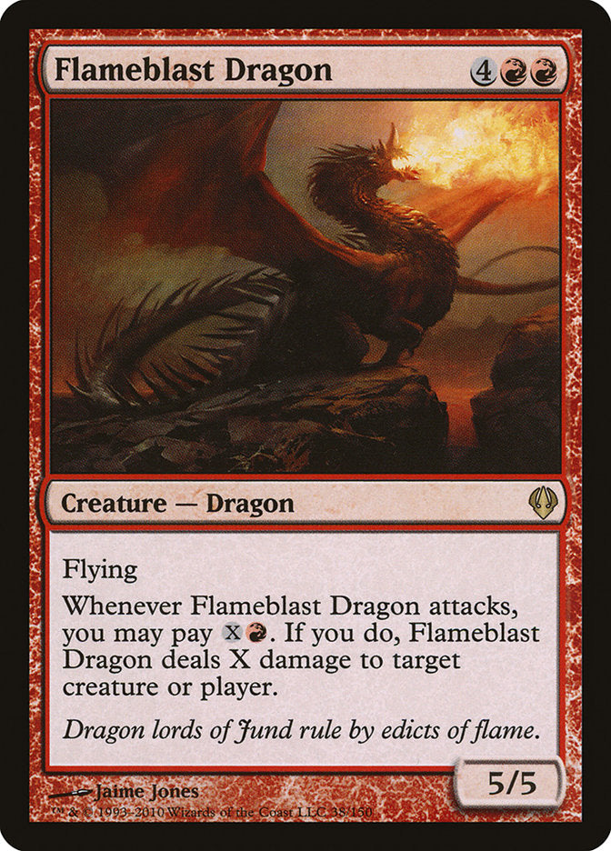 Flameblast Dragon [Archenemy] MTG Single Magic: The Gathering | Red Claw Gaming