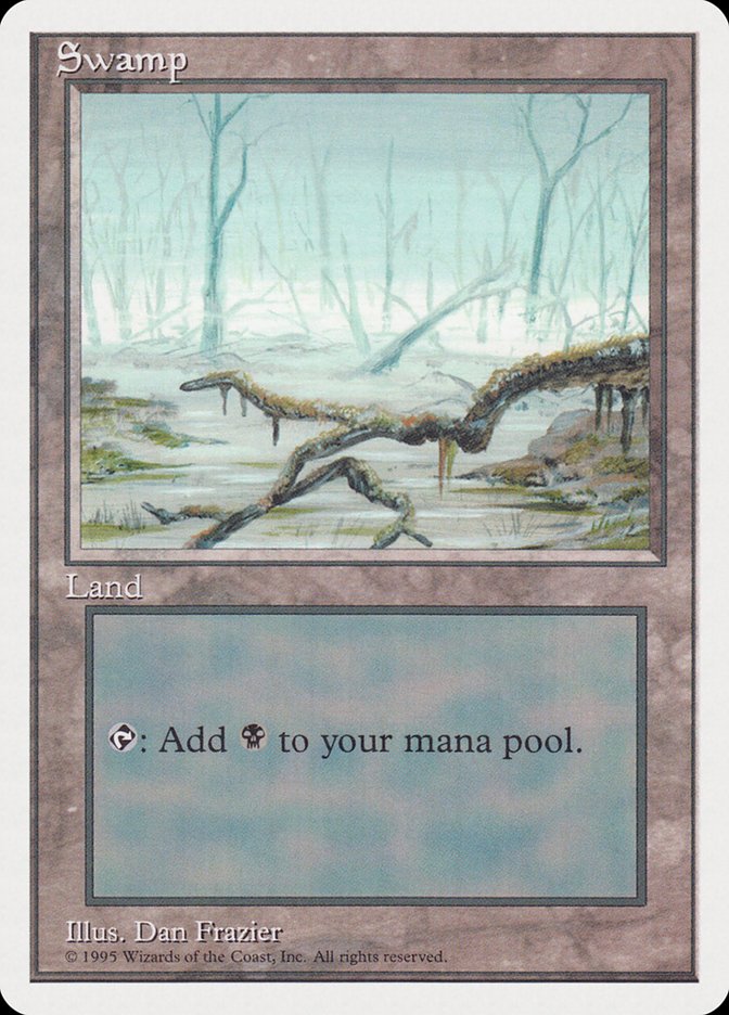 Swamp (White Fog in Center) [Rivals Quick Start Set] MTG Single Magic: The Gathering | Red Claw Gaming