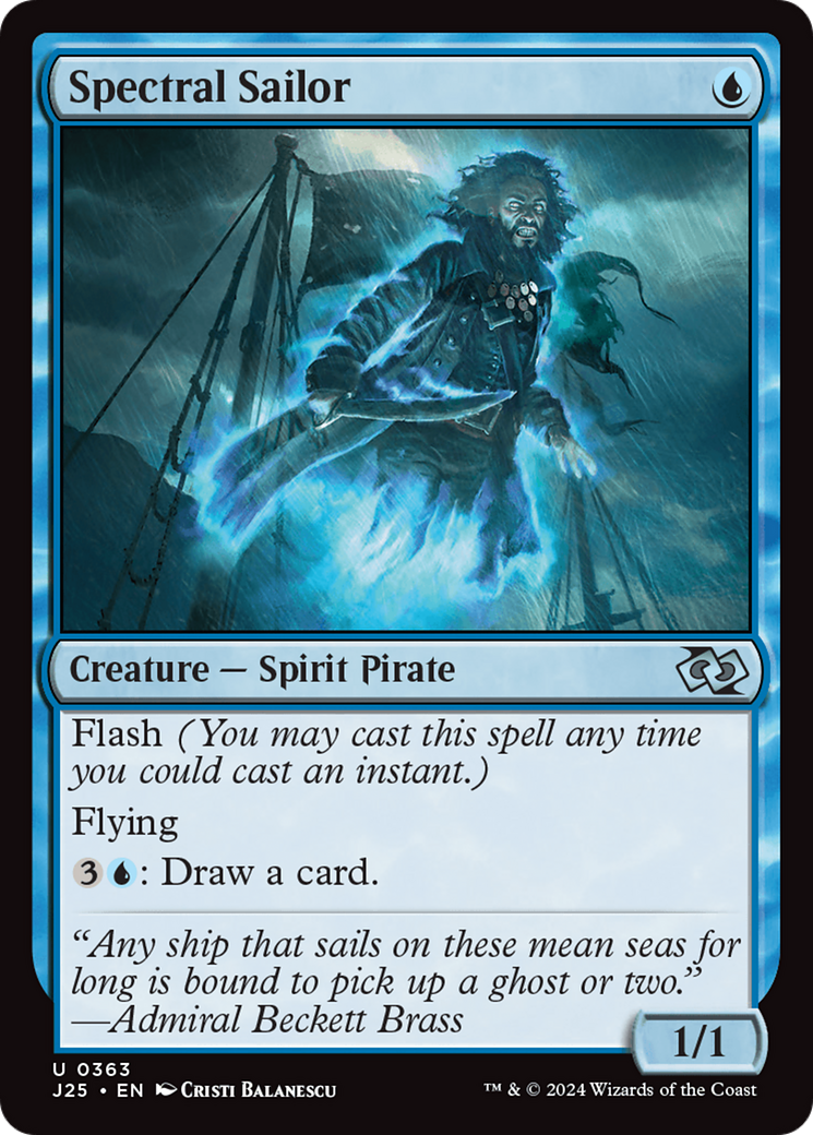 Spectral Sailor [Foundations Jumpstart] MTG Single Magic: The Gathering | Red Claw Gaming