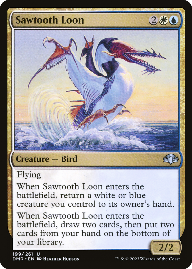 Sawtooth Loon [Dominaria Remastered] MTG Single Magic: The Gathering | Red Claw Gaming