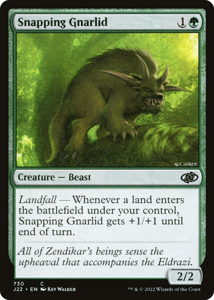 Snapping Gnarlid [Jumpstart 2022] MTG Single Magic: The Gathering | Red Claw Gaming