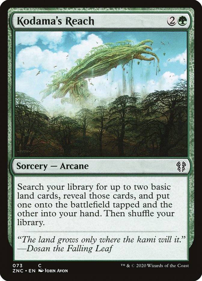 Kodama's Reach [Zendikar Rising Commander] MTG Single Magic: The Gathering | Red Claw Gaming
