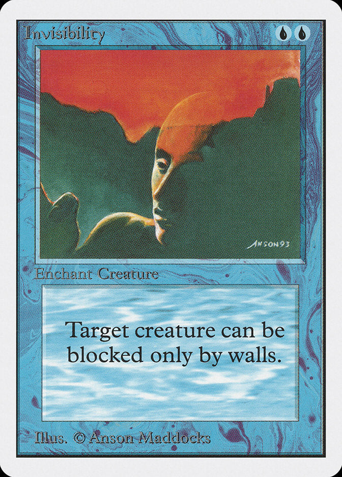 Invisibility [Unlimited Edition] MTG Single Magic: The Gathering | Red Claw Gaming