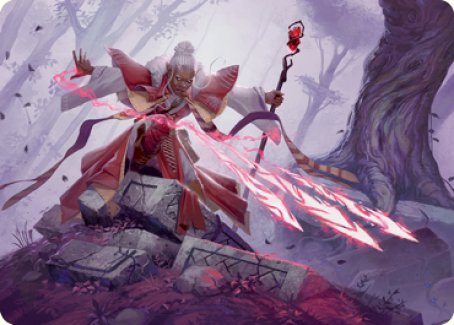 Magic Missile Art Card [Dungeons & Dragons: Adventures in the Forgotten Realms Art Series] MTG Single Magic: The Gathering | Red Claw Gaming