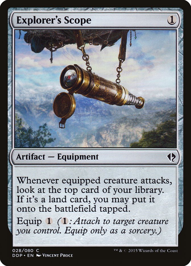 Explorer's Scope [Duel Decks: Zendikar vs. Eldrazi] MTG Single Magic: The Gathering | Red Claw Gaming