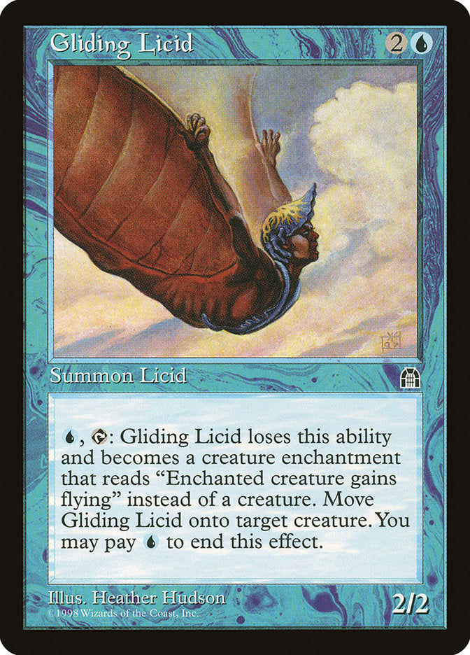 Gliding Licid [Stronghold] MTG Single Magic: The Gathering | Red Claw Gaming