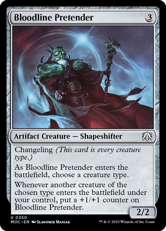 Bloodline Pretender [March of the Machine Commander] MTG Single Magic: The Gathering | Red Claw Gaming