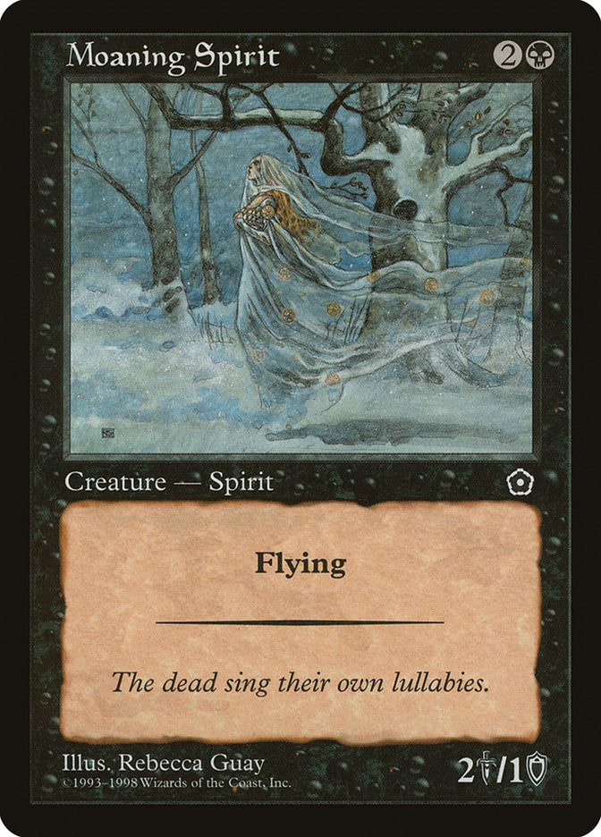 Moaning Spirit [Portal Second Age] MTG Single Magic: The Gathering | Red Claw Gaming