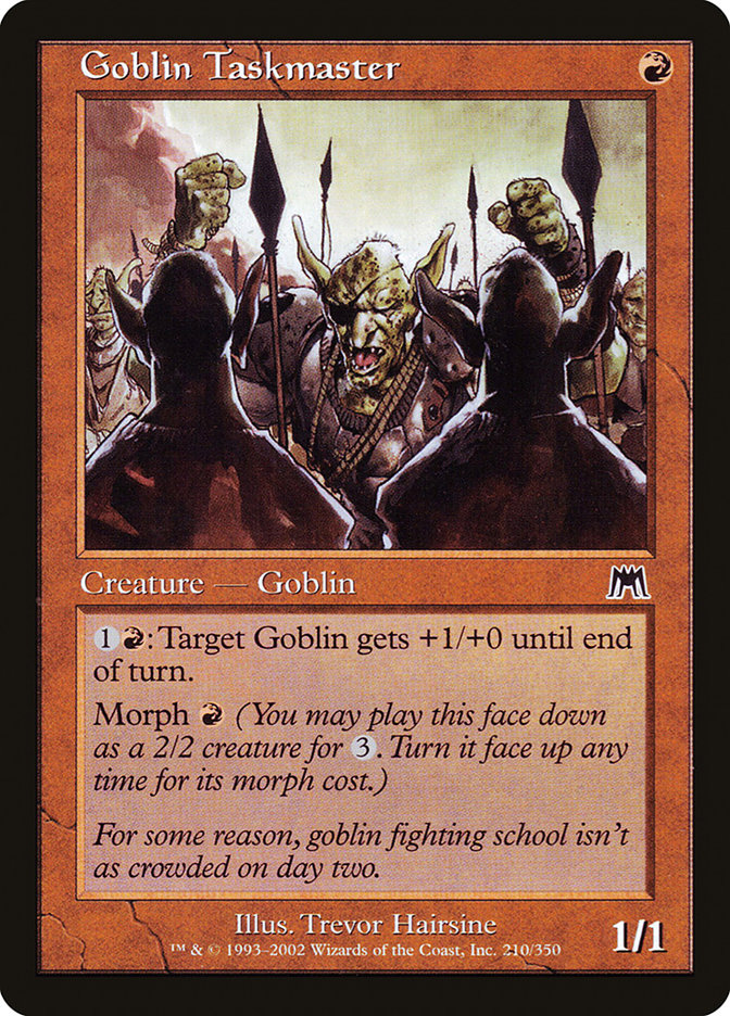 Goblin Taskmaster [Onslaught] MTG Single Magic: The Gathering | Red Claw Gaming