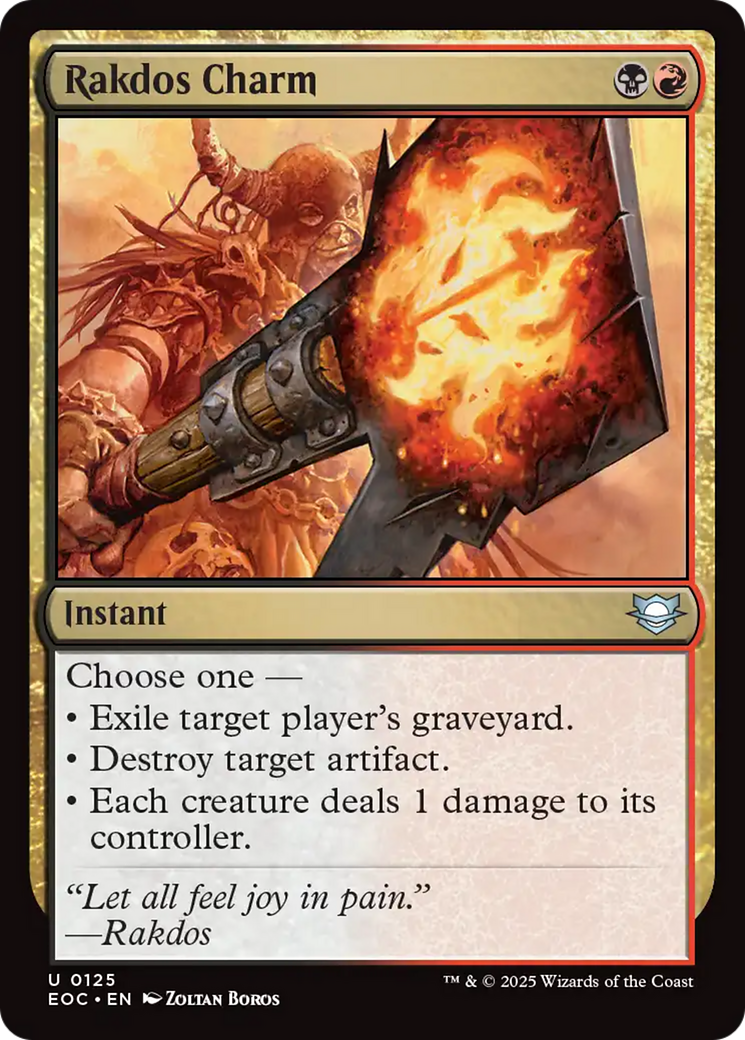 Rakdos Charm [Edge of Eternities Commander] MTG Single Magic: The Gathering | Red Claw Gaming