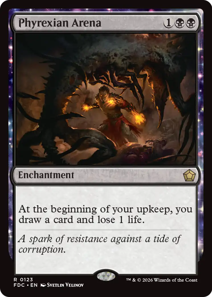 Phyrexian Arena [Foundations Commander] | Red Claw Gaming