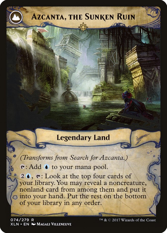 Search for Azcanta // Azcanta, the Sunken Ruin [Ixalan] MTG Single Magic: The Gathering | Red Claw Gaming