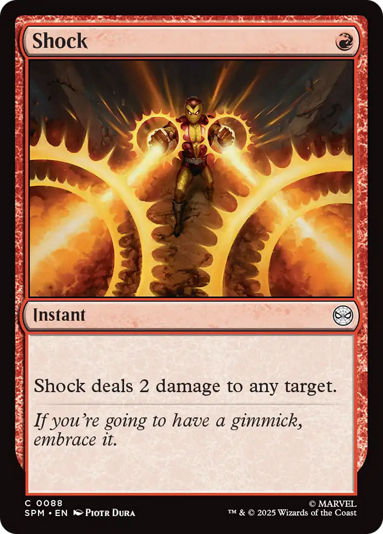 Shock [Marvel's Spider-Man] MTG Single Magic: The Gathering | Red Claw Gaming