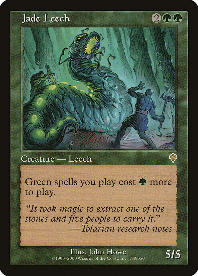 Jade Leech [Invasion] MTG Single Magic: The Gathering | Red Claw Gaming