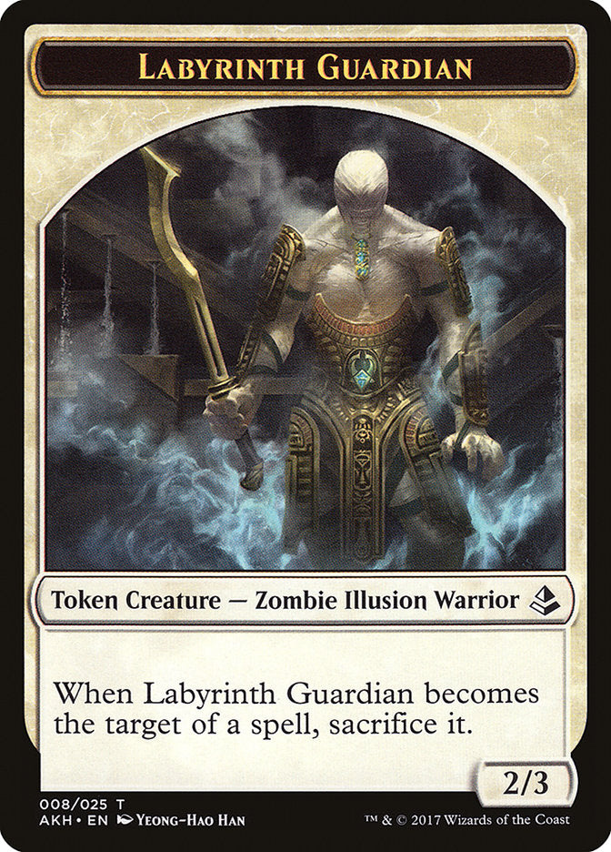 Labyrinth Guardian // Insect Double-Sided Token [Amonkhet Tokens] MTG Single Magic: The Gathering | Red Claw Gaming
