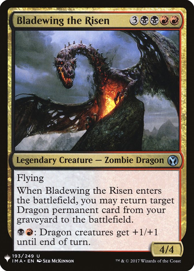 Bladewing the Risen [Mystery Booster] MTG Single Magic: The Gathering | Red Claw Gaming