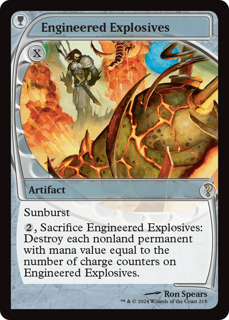Engineered Explosives (Future Sight) [Mystery Booster 2] MTG Single Magic: The Gathering | Red Claw Gaming