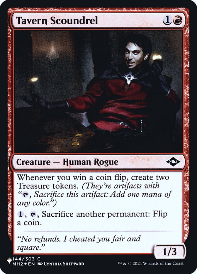 Tavern Scoundrel [Secret Lair: Heads I Win, Tails You Lose] MTG Single Magic: The Gathering | Red Claw Gaming