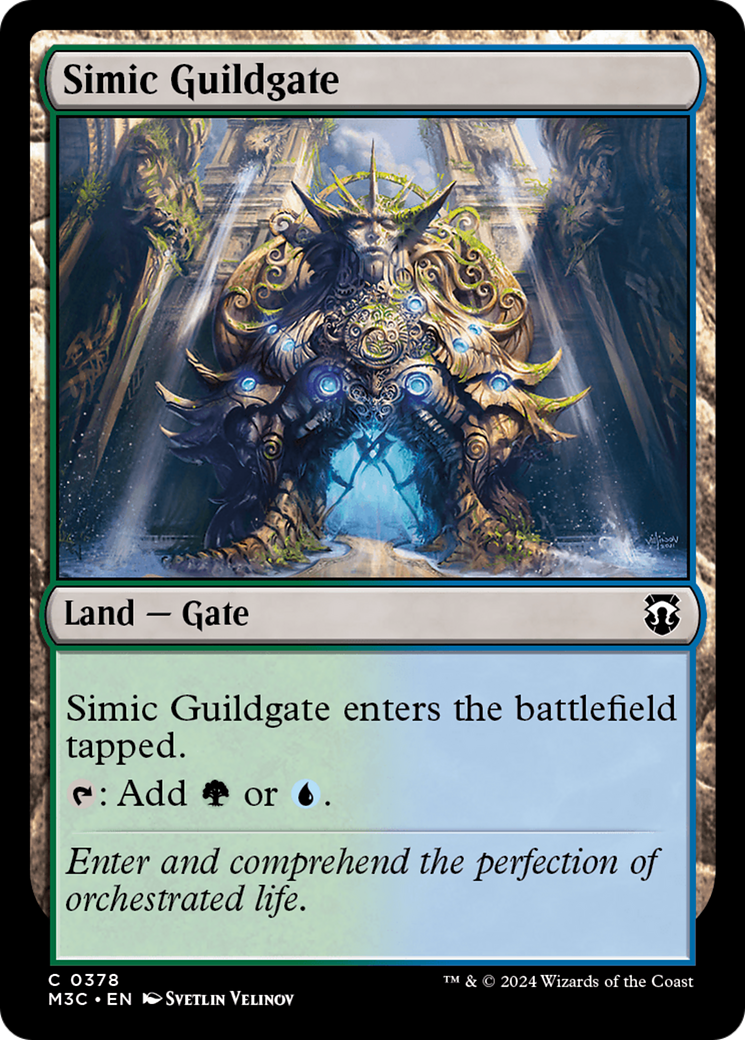 Simic Guildgate (Ripple Foil) [Modern Horizons 3 Commander] MTG Single Magic: The Gathering | Red Claw Gaming
