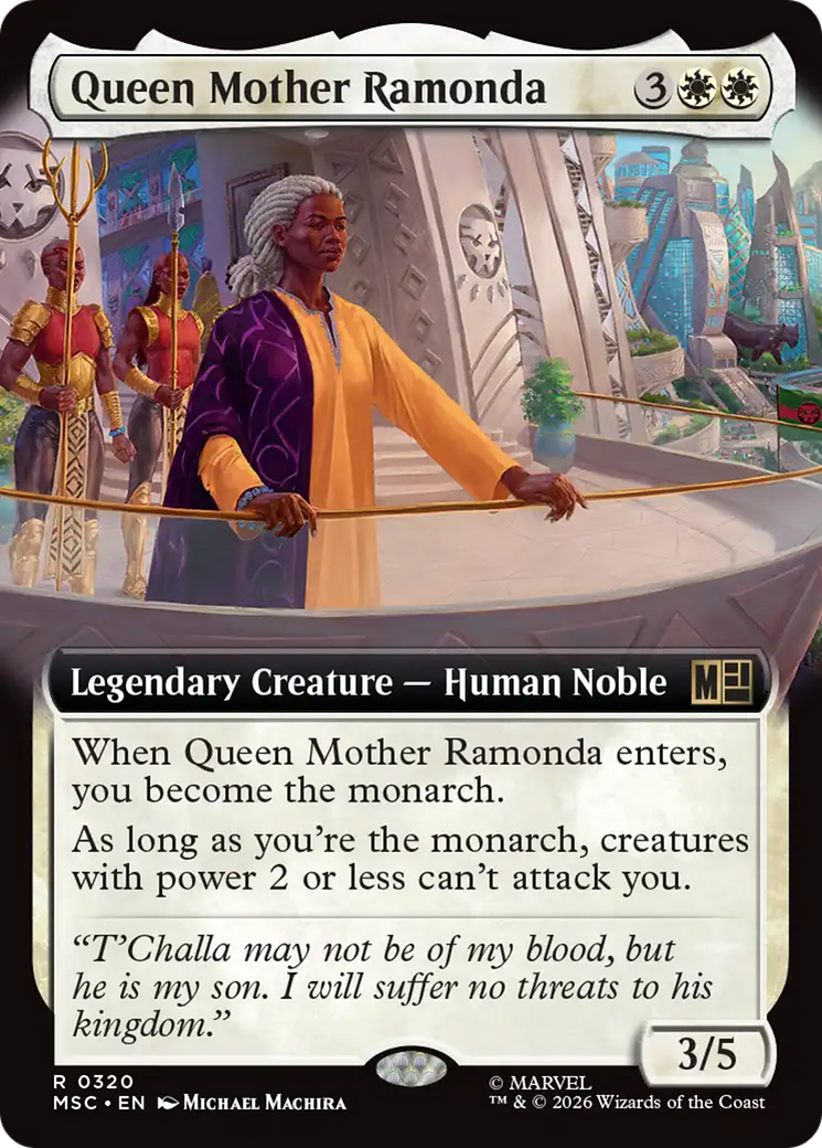 Queen Mother Ramonda (Extended Art) [Marvel Super Heroes Commander] | Red Claw Gaming