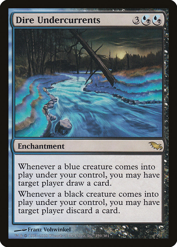 Dire Undercurrents [Shadowmoor] MTG Single Magic: The Gathering | Red Claw Gaming