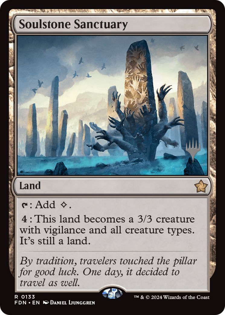 Soulstone Sanctuary [Foundations Promos] MTG Single Magic: The Gathering | Red Claw Gaming