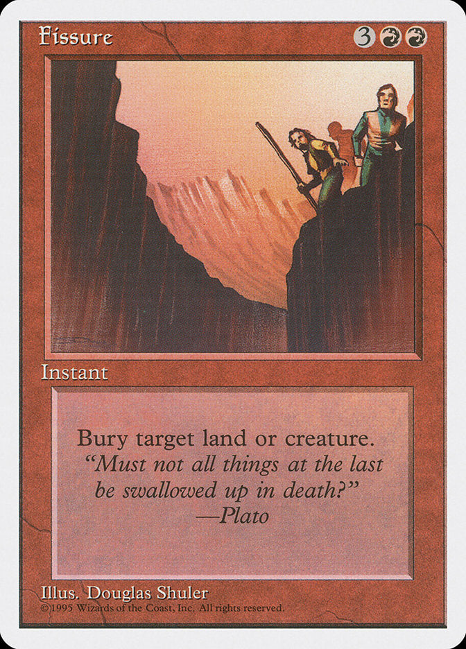 Fissure [Fourth Edition] MTG Single Magic: The Gathering | Red Claw Gaming