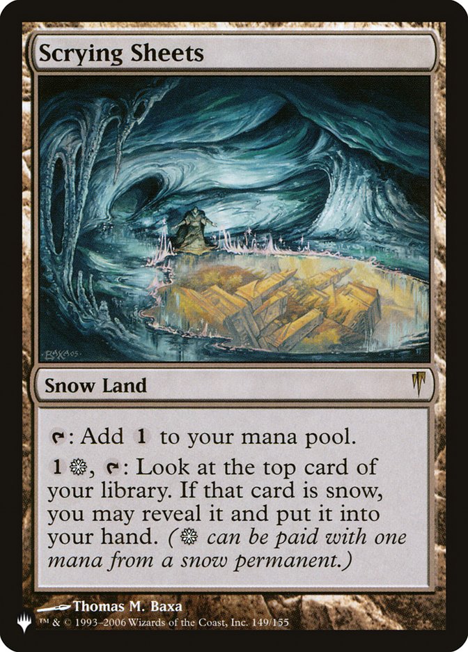 Scrying Sheets [The List] MTG Single Magic: The Gathering | Red Claw Gaming