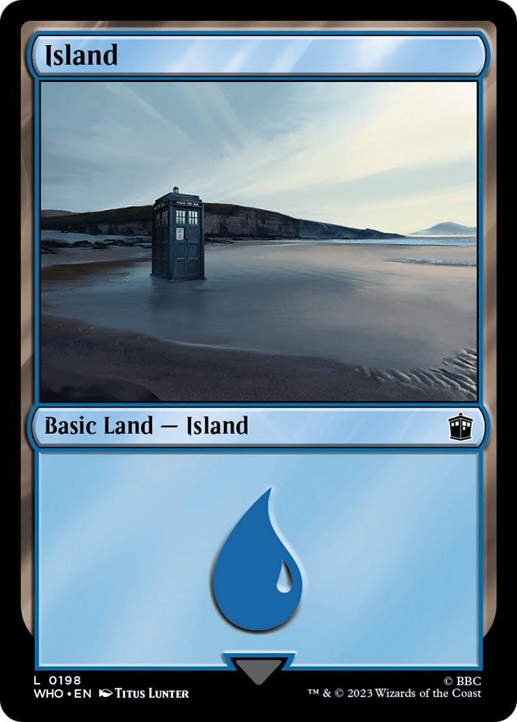 Island (0198) [Doctor Who] MTG Single Magic: The Gathering | Red Claw Gaming