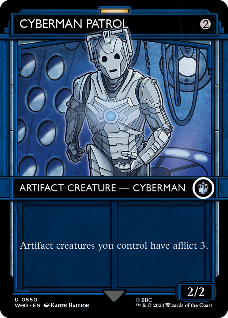 Cyberman Patrol (Showcase) [Doctor Who] MTG Single Magic: The Gathering    | Red Claw Gaming