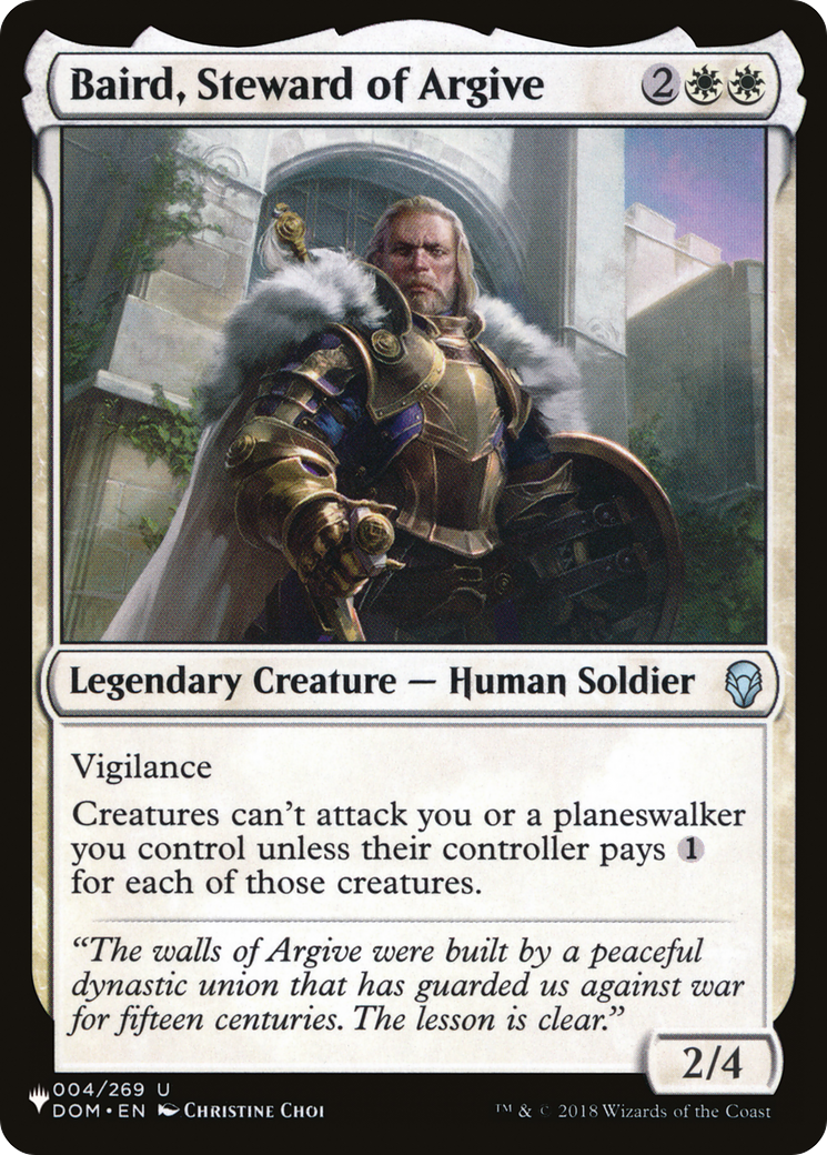 Baird, Steward of Argive [The List] MTG Single Magic: The Gathering | Red Claw Gaming