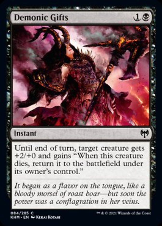 Demonic Gifts [Kaldheim] MTG Single Magic: The Gathering | Red Claw Gaming