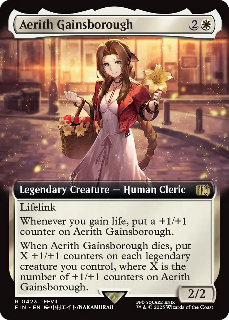 Aerith Gainsborough (Extended Art) [FINAL FANTASY] MTG Single Magic: The Gathering | Red Claw Gaming