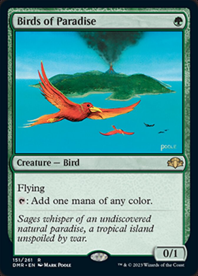 Birds of Paradise [Dominaria Remastered] MTG Single Magic: The Gathering | Red Claw Gaming