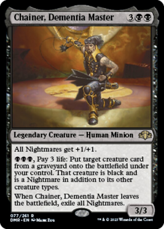 Chainer, Dementia Master [Dominaria Remastered] MTG Single Magic: The Gathering | Red Claw Gaming