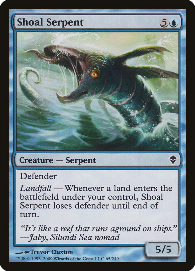 Shoal Serpent [Zendikar] MTG Single Magic: The Gathering | Red Claw Gaming