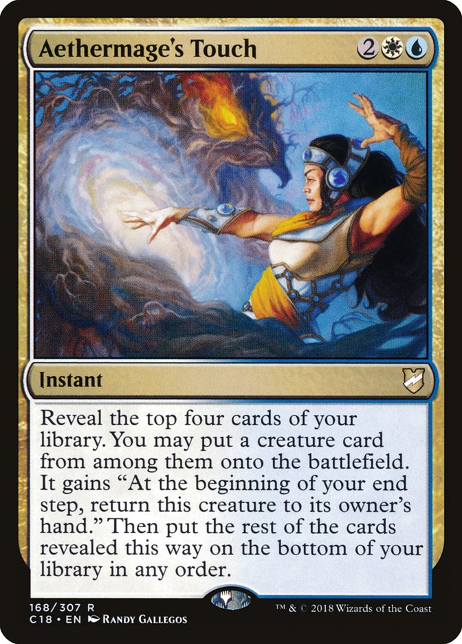 Aethermage's Touch [Commander 2018] MTG Single Magic: The Gathering | Red Claw Gaming